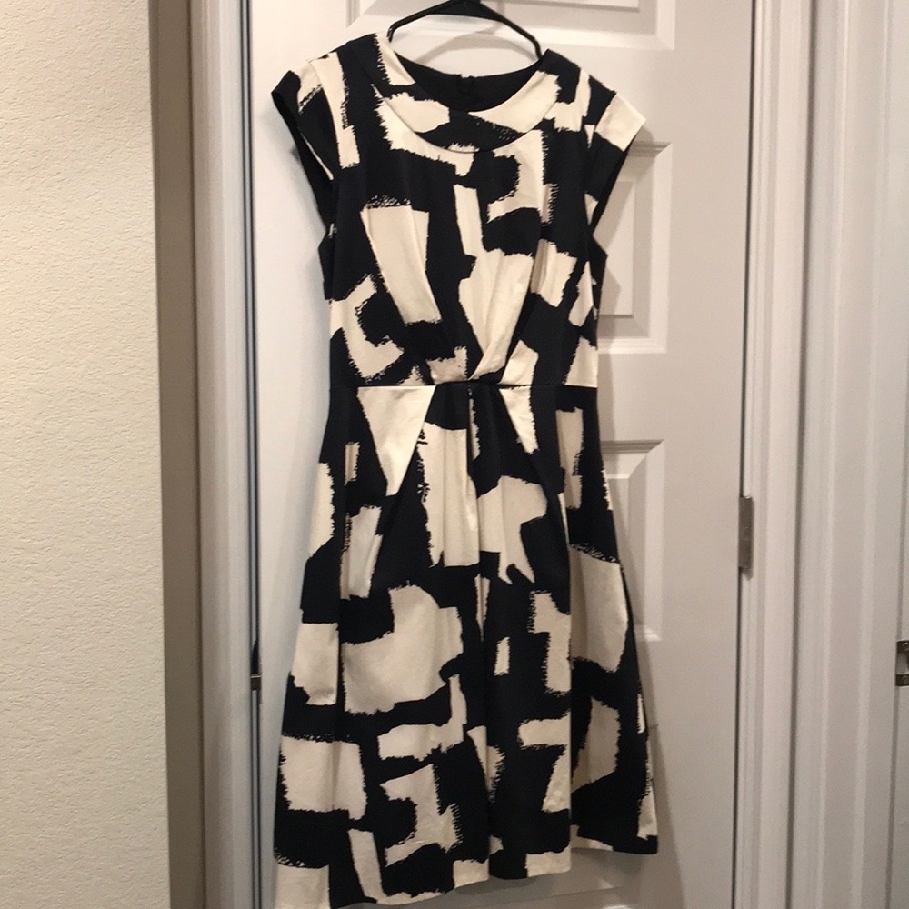 Kate Spade black and white pattern dress